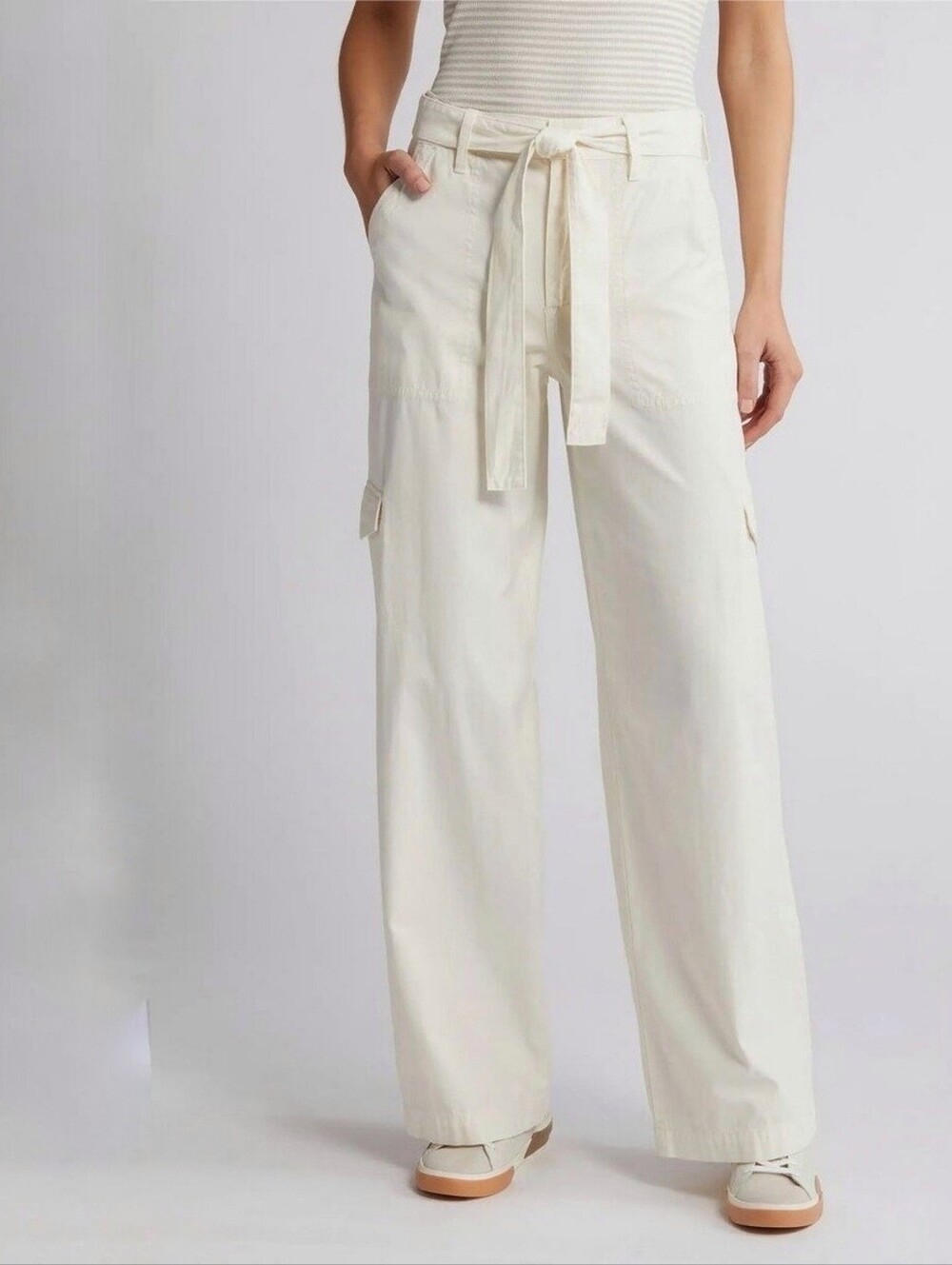 Madewell Griff Superwide-Leg Cargo Pants in Vintage Canvas 29W